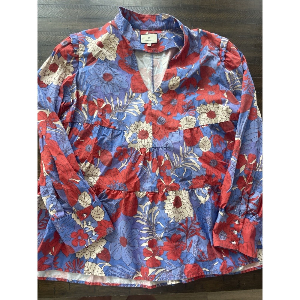 Tuckernuck Blue Rhapsody Bristol Top XXL